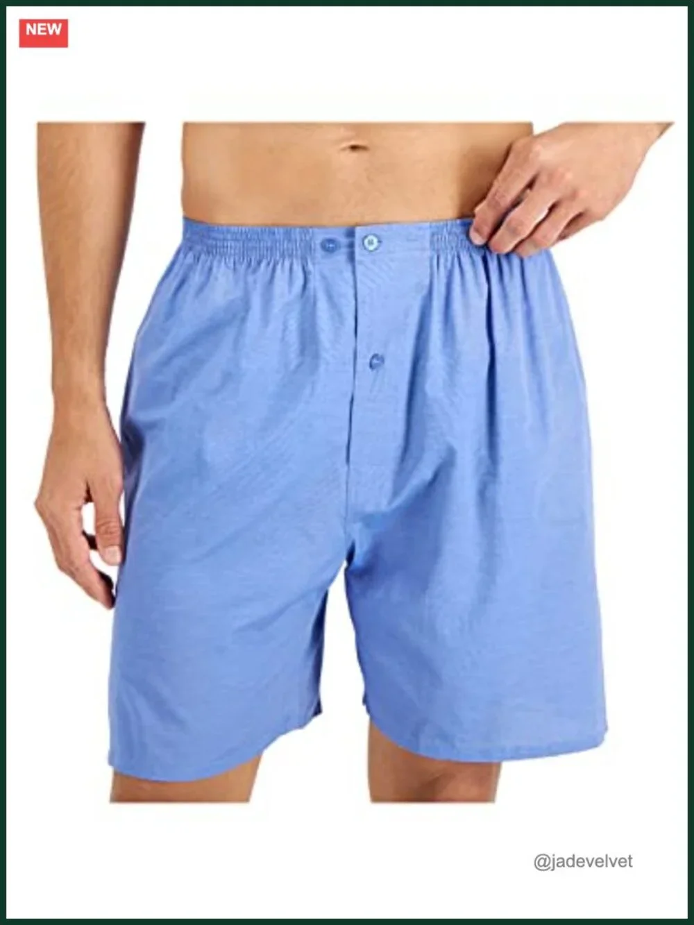 Men's Short Sleeve Pajama Set - Cotton Blend - Button Down Top & Shorts